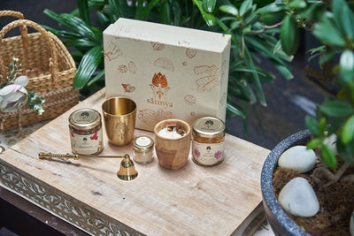 Vilāsa Gift Box - Premium Herbal Wellness Set – Gift Giving on Brown Living™. SKU: Vilas_500gms. Img 7.
