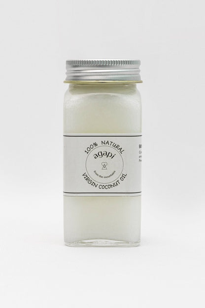 Virgin Coconut Oil - 100ml – Hair Oil by Agapi available on Brown Living™. . SKU: VCO - 01. Img 1.
