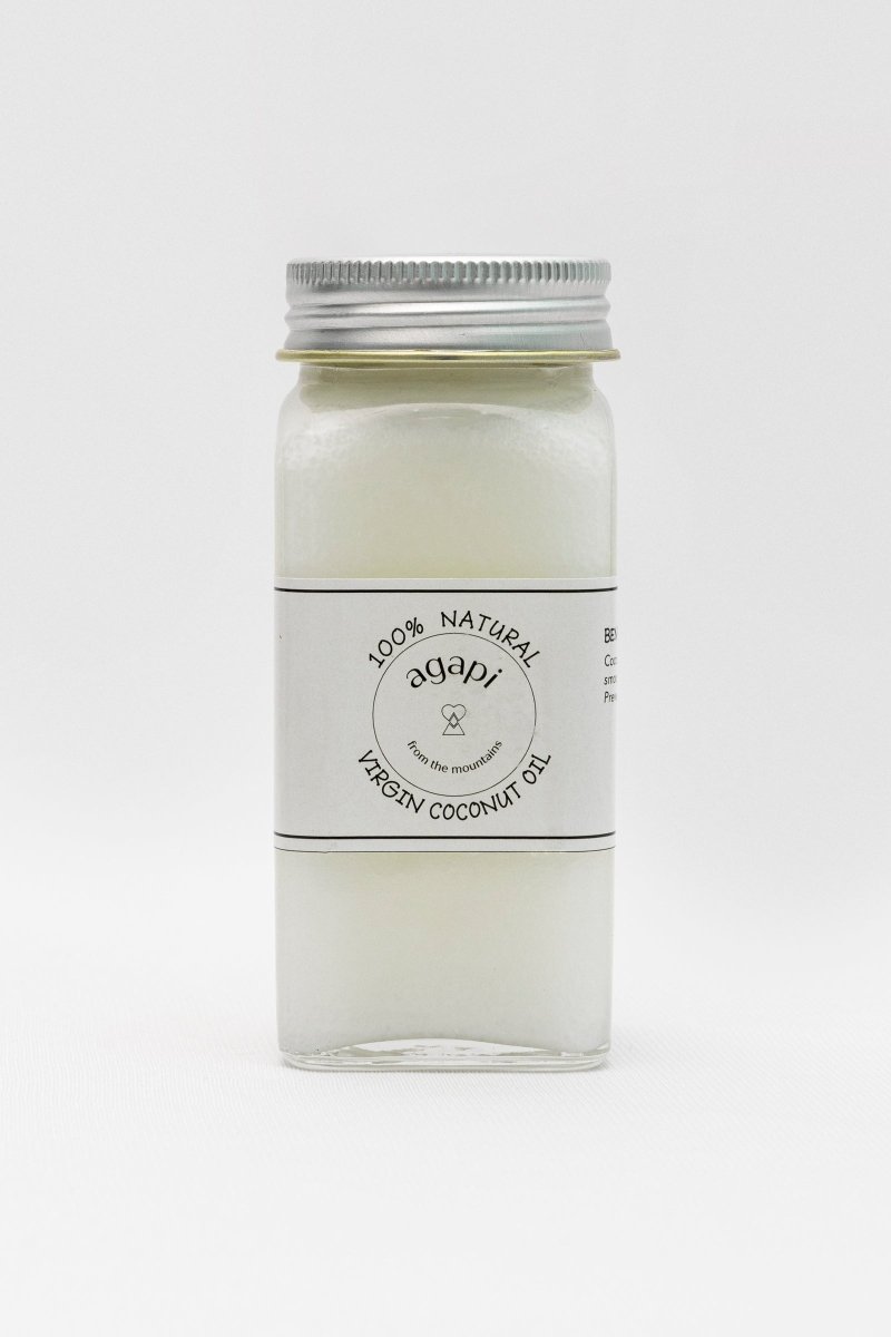 Virgin Coconut Oil - 100ml – Hair Oil by Agapi available on Brown Living™. . SKU: VCO - 01. Img 1.