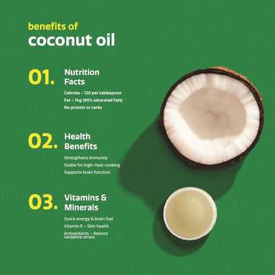 Virgin Coconut Oil Cold Pressed | 500ml | Unrefined – Cooking Oils on Brown Living™. SKU: VCOCP - 500 - 1. Img 4.