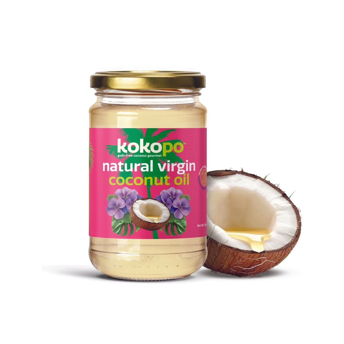 Virgin Coconut Oil Cold Pressed | 500ml | Unrefined – Cooking Oils by KOKOPO Foods available on Brown Living™. . SKU: VCOCP - 500 - 1. Img 1.