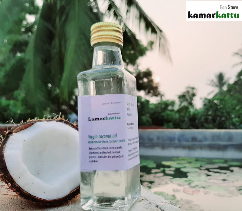 Virgin Coconut Oil - From Fresh Coconut Milk - 100ml | Verified Sustainable Body Oil on Brown Living™