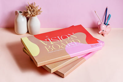 Vision Board Kit for Adults – Goal Setting & Dream Planning – Stationary on Brown Living™. SKU: BL-ZF-01. Img 6.