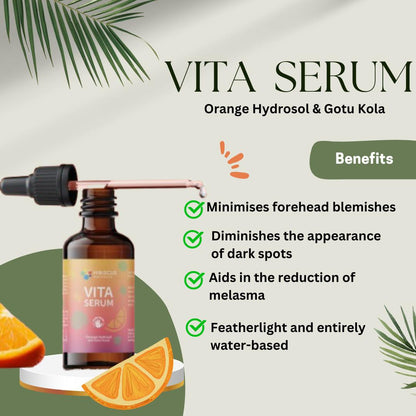 Vita Serum for Natural Skin Nourishment Radiance, and Rejuvenation | Verified Sustainable by Brown Living™