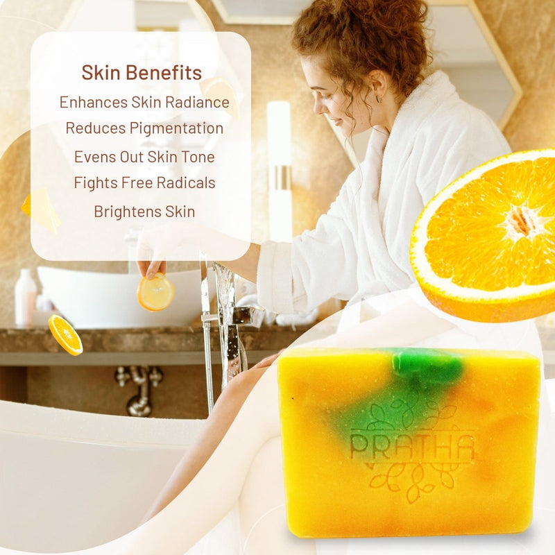 Vitamin C, Anti - Pigmentation | Cold Process Handmade Soap | Verified Sustainable by Brown Living™