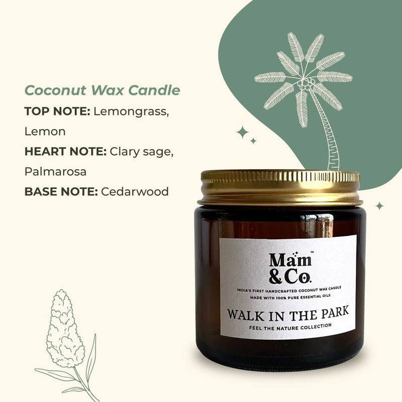 Walk in the Park - 100% Coconut Wax Botanical Candle | Verified Sustainable Candles & Fragrances on Brown Living™