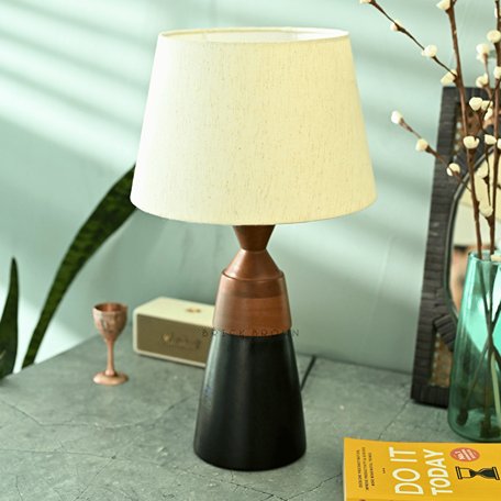 Walnight Night Lamp | Handcrafted Mango Wood Table Lamp | Verified Sustainable Lamps & Lighting on Brown Living™