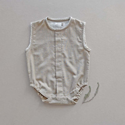 Warm Grey Baby Onesie – Kids Onesies on Brown Living™. SKU: C1O00BG13NB. Img 1.