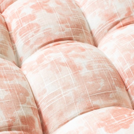 Water Color Pink Floor Cushion 50 X 50 Cm | Verified Sustainable by Brown Living™