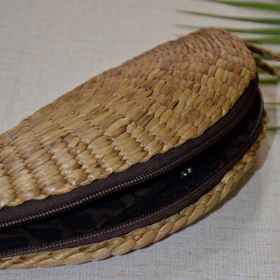 Water Hyacinth Clutch - Natural – Womens Handbag on Brown Living™. SKU: WHCLUT026A. Img 2.