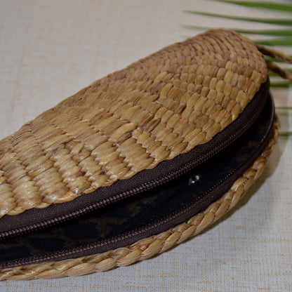 Water Hyacinth Clutch - Natural – Womens Handbag on Brown Living™. SKU: WHCLUT026A. Img 2.