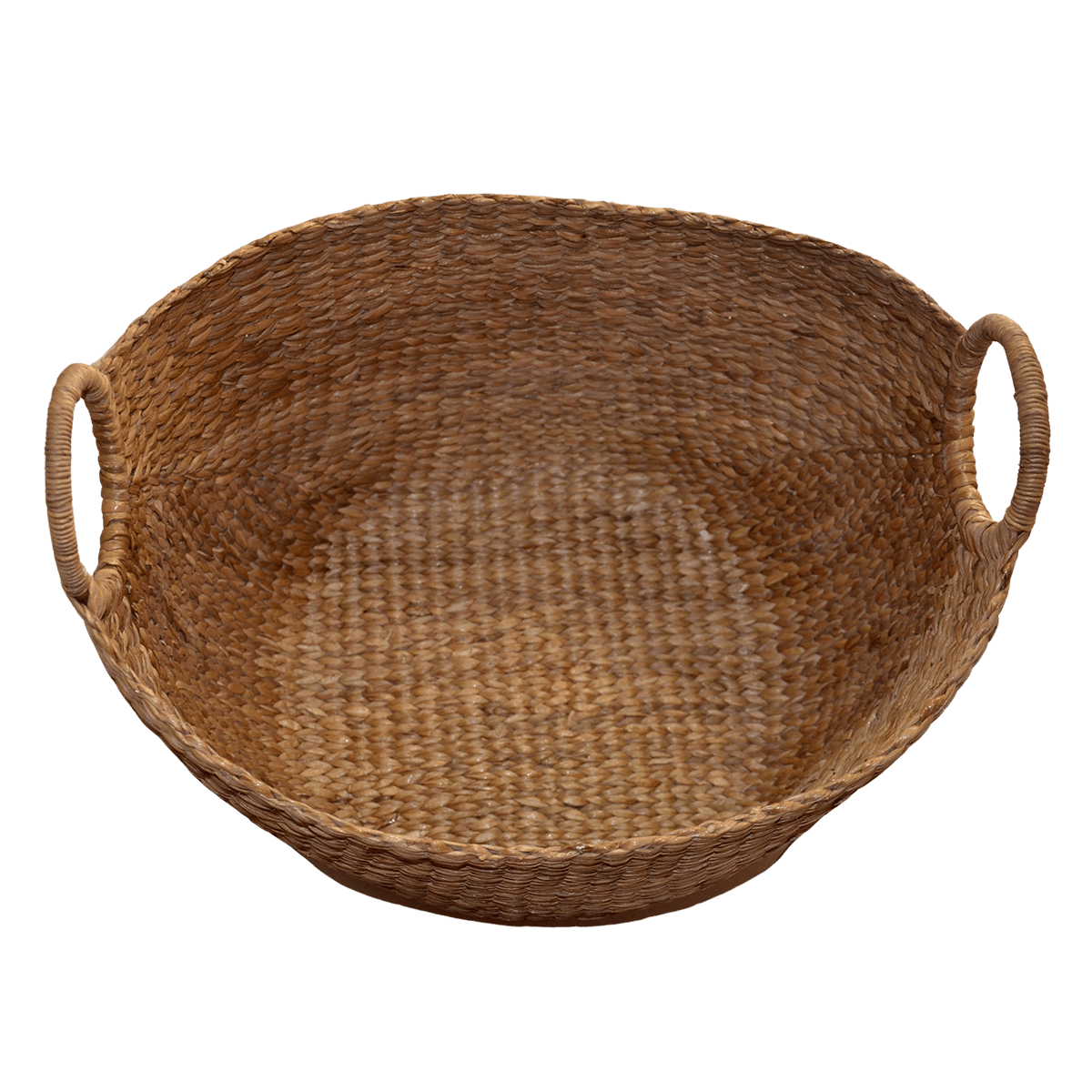 Water Hyacinth Laundry & Storage Basket – Baskets & Boxes by DHARINI available on Brown Living™. Large . SKU: WHLBAS020A. Img 9.