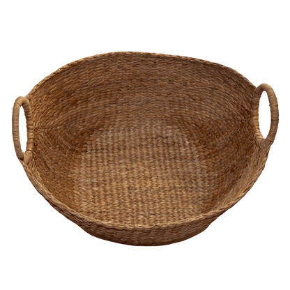 Water Hyacinth Laundry & Storage Basket – Baskets & Boxes by DHARINI available on Brown Living™. Large . SKU: WHLBAS020A. Img 9.