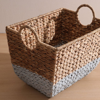 Water Hyacinth Morbi Handwoven Storage Basket – Home Decor on Brown Living™. SKU: Morbibasket. Img 3.