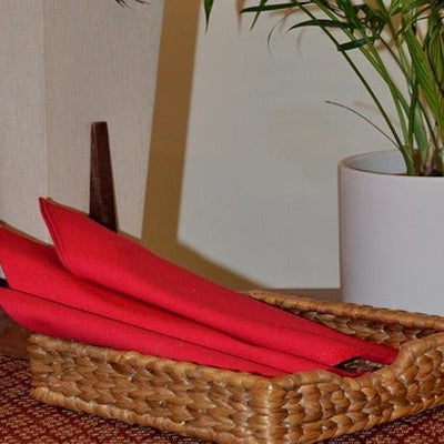 Water Hyacinth Napkin Holder – Baskets & Boxes on Brown Living™. SKU: WHNHOL006A. Img 2.