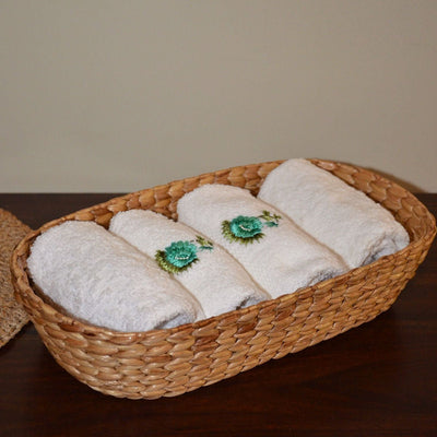 Water Hyacinth Oval Utility Basket – Baskets & Boxes on Brown Living™. SKU: WHOBAS033A. Img 4.