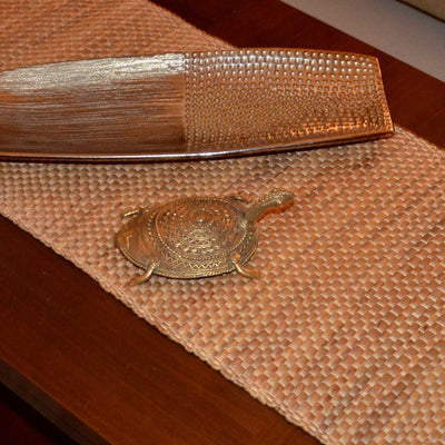 Water Hyacinth Table Runner – Table Linens on Brown Living™. SKU: WHTRUN027A. Img 3.