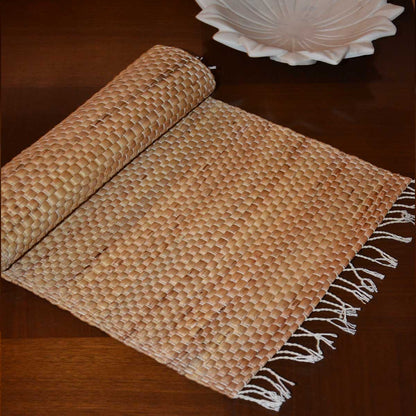 Water Hyacinth Table Runner – Table Linens on Brown Living™. SKU: WHTRUN027A. Img 6.