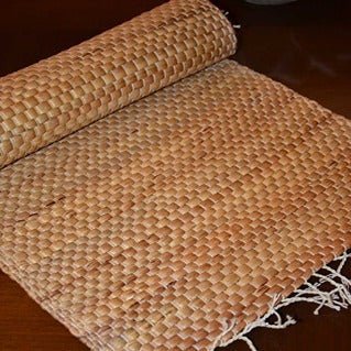 Water Hyacinth Table Runner – Table Linens on Brown Living™. SKU: WHTRUN027A. Img 1.