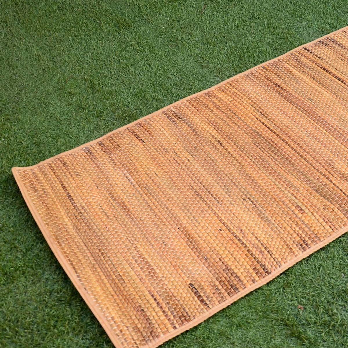 Water Hyacinth Yoga Mat – Yoga Mat by DHARINI available on Brown Living™. . SKU: WHYMAT022A. Img 1.