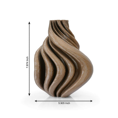 Wave Package Plant - Based Exotic Bronze Decor – Home Decor on Brown Living™. SKU: WAPAEDPLEBA011. Img 4.