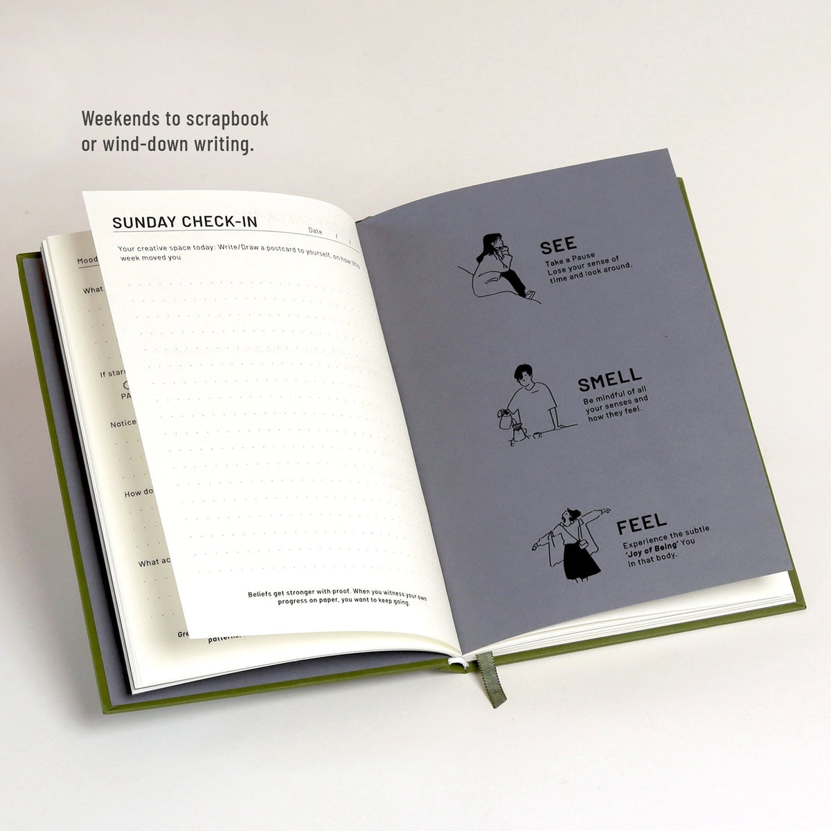 Wellness Journal & Notepad Bundle | 100% Tree-Free – Gift Hampers on Brown Living™. SKU: KOI-GB-MG-023. Img 3.
