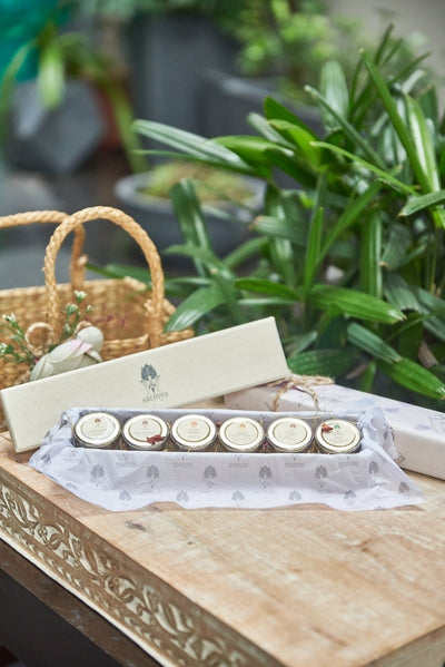 Wellness Sampler Gift Box - Assorted Herbal Health Treats – Tea on Brown Living™. SKU: Welln_180gms5486. Img 1.