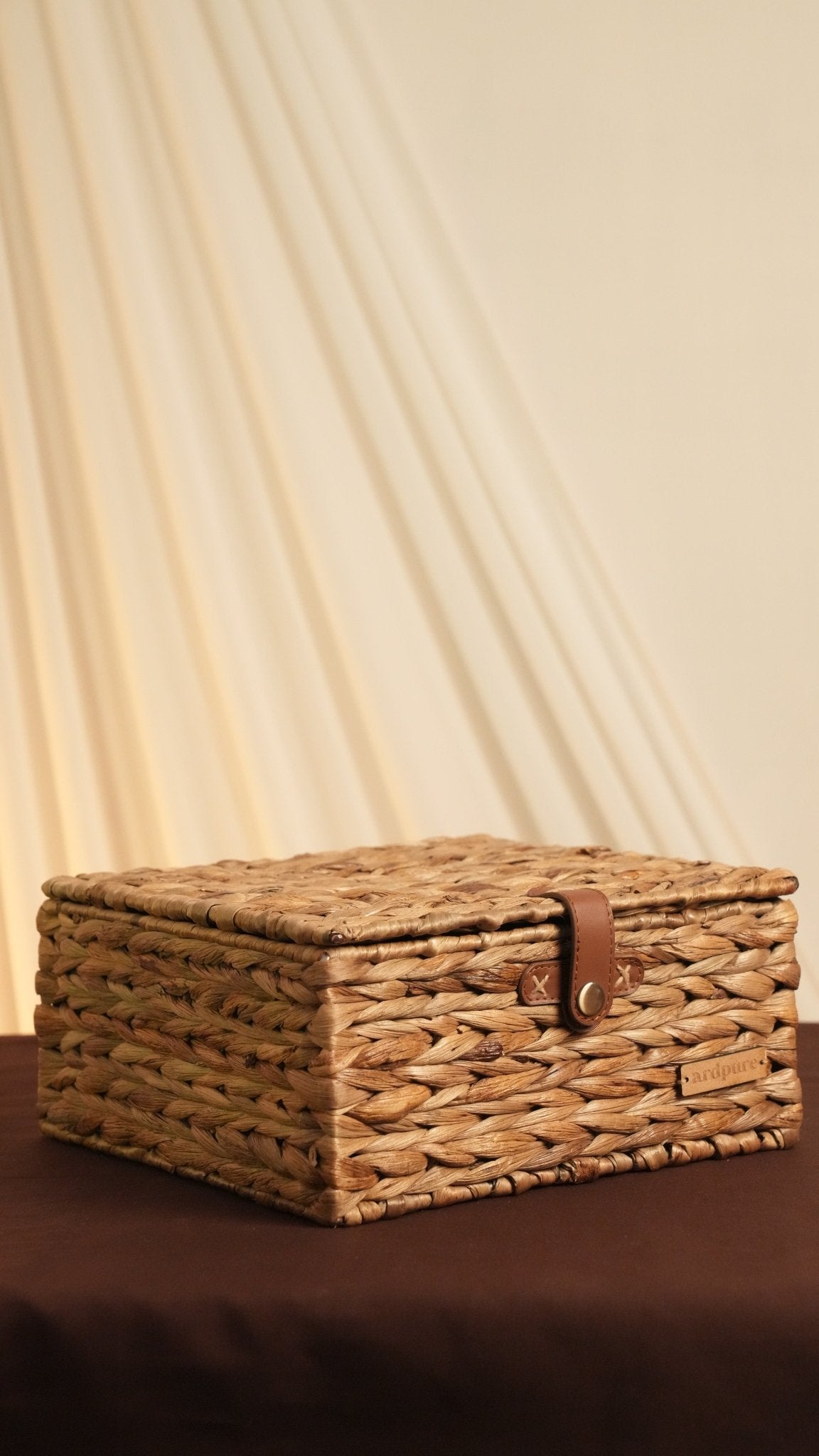 WH Regal Utility Box | Premium Handcrafted Gift Box – Baskets & Boxes on Brown Living™. SKU: 312W. Img 3.