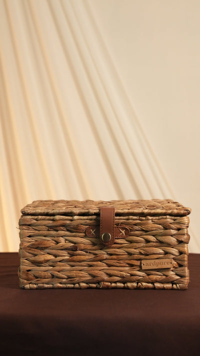 WH Regal Utility Box | Premium Handcrafted Gift Box – Baskets & Boxes on Brown Living™. SKU: 312W. Img 1.