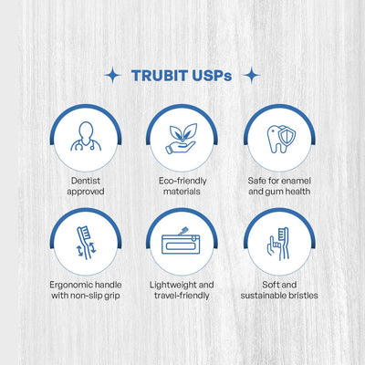 Wheat Straw Toothbrush – Eco - Friendly & Biodegradable Brush – Oral Care on Brown Living™. SKU: 11009N. Img 5.