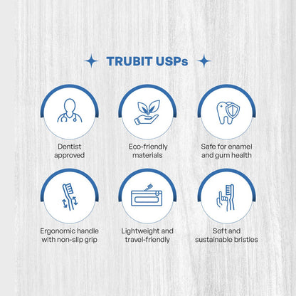 Wheat Straw Toothbrush – Eco - Friendly & Biodegradable Brush – Oral Care on Brown Living™. SKU: 11009N. Img 5.