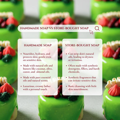 Whimsical Tart Soap Bars - Suitable for All Skin Types – Body Soap on Brown Living™. SKU: SS-19. Img 4.