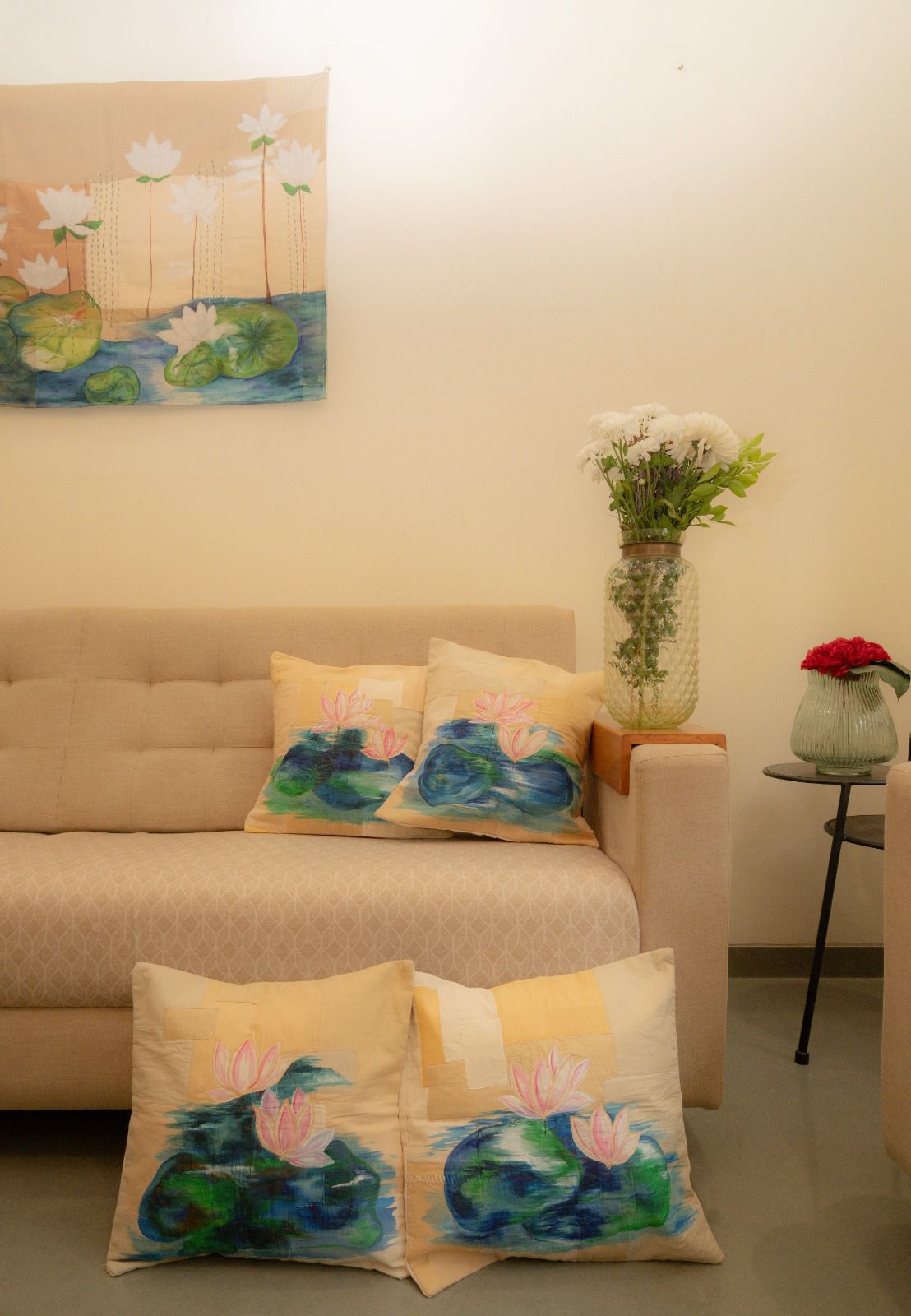 Whispers of Dusk Pillow Covers (Set of 4) | Elegant Home Décor Cushion – Covers & Inserts on Brown Living™. SKU: C02. Img 3.