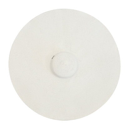 White Oversized Floppy Hat | Wide Brim Hat For Travel & Beach Styling – Womens Hat on Brown Living™. SKU: MBNL007003. Img 6.