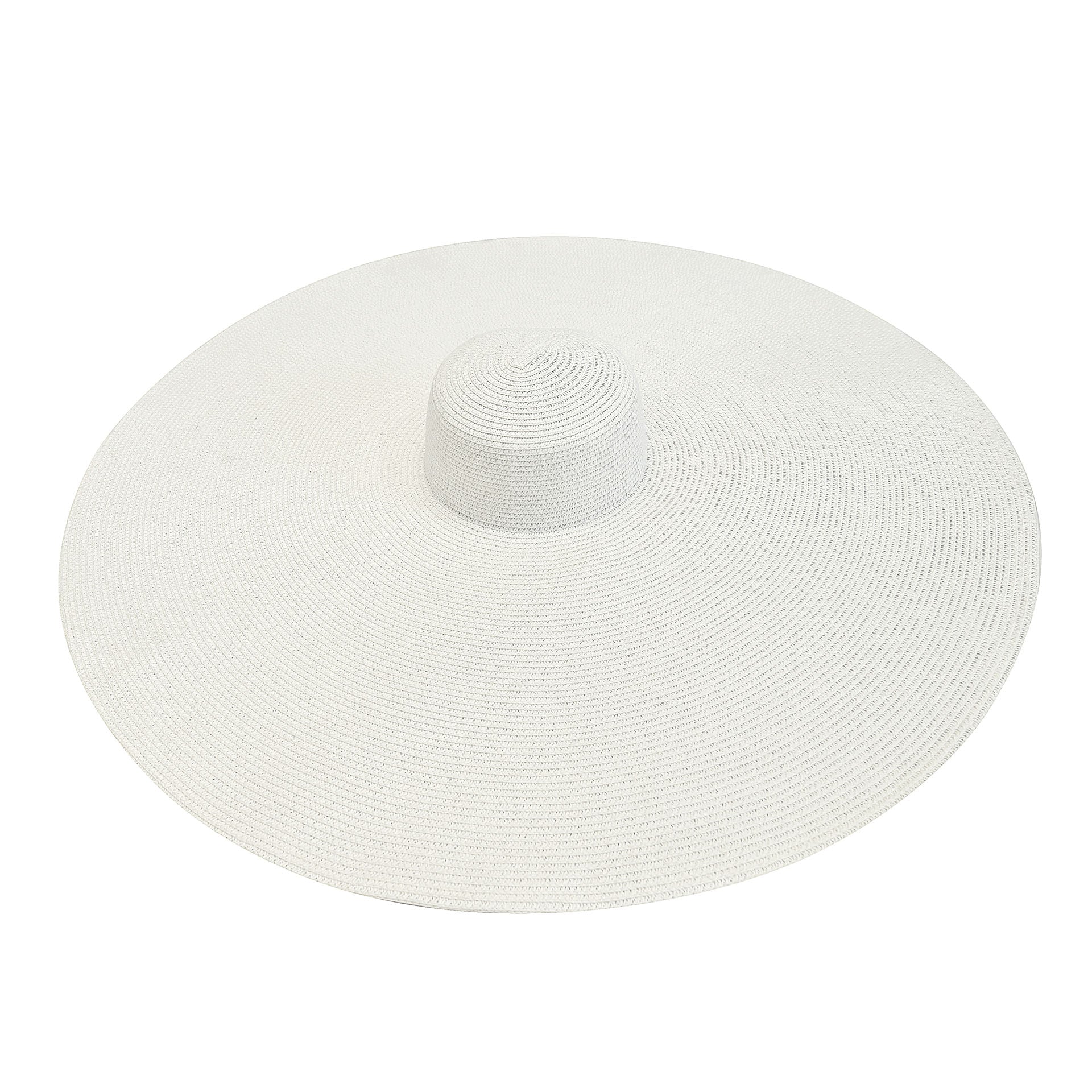 White Oversized Floppy Hat | Wide Brim Hat For Travel & Beach Styling – Womens Hat on Brown Living™. SKU: MBNL007003. Img 5.