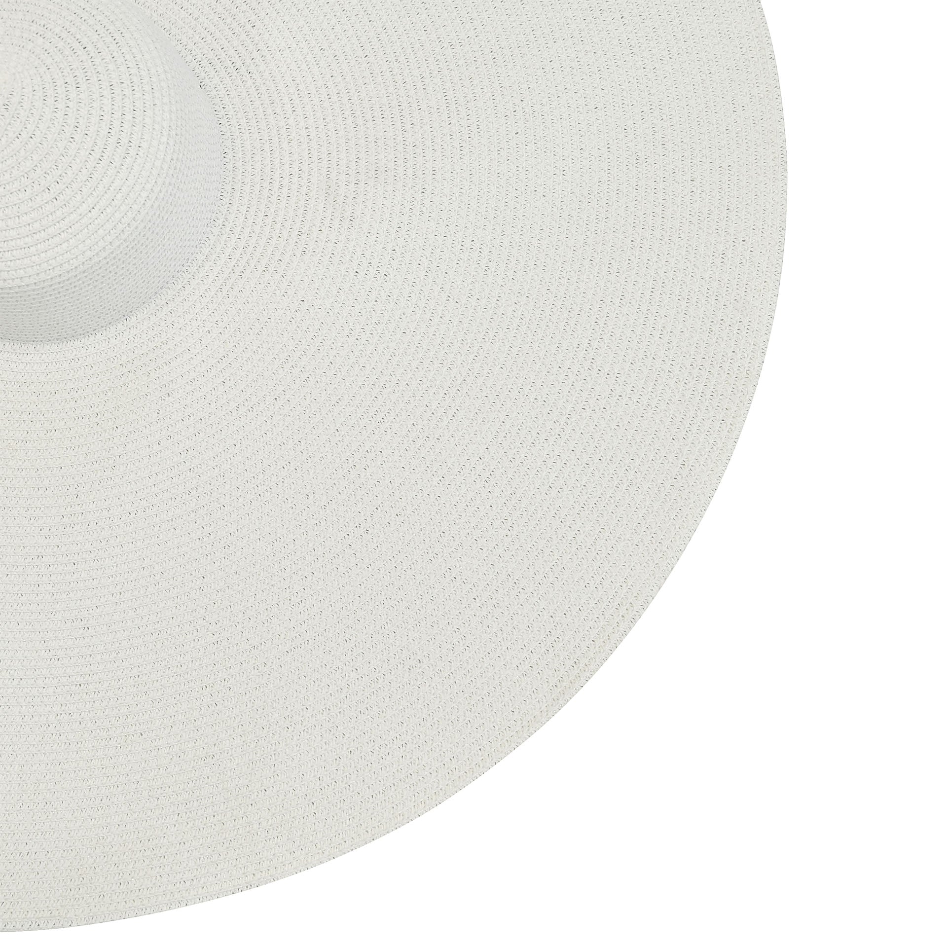 White Oversized Floppy Hat | Wide Brim Hat For Travel & Beach Styling – Womens Hat on Brown Living™. SKU: MBNL007003. Img 7.