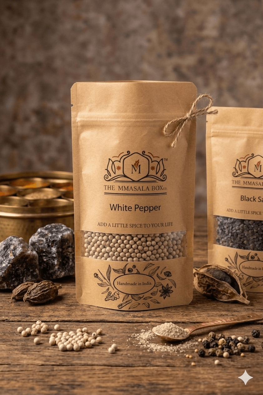 White Pepper Premium Whole Spice – Seasonings & Spices on Brown Living™. SKU: 00R. Img 1.