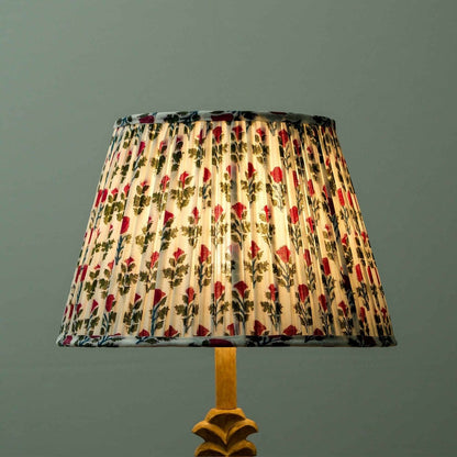 White Pink Block Print Empire Lampshade – Home Decor by Inara Home available on Brown Living™. S . SKU: IHLS0026 - S. Img 1.