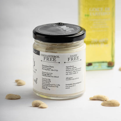 White Truffle Oil – Delicate Cashew & Tofu Cheese Spread with Aroma – Jams & Spreads on Brown Living™. SKU: SC02WTO. Img 3.