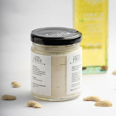 White Truffle Oil – Delicate Cashew & Tofu Cheese Spread with Aroma – Jams & Spreads on Brown Living™. SKU: SC02WTO. Img 5.