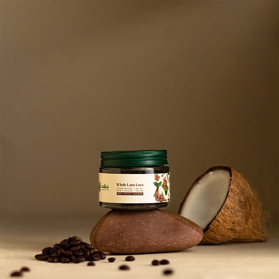 Whole Latte Love | Handmade Exfoliating Coffee Body Scrub (150gms) | Verified Sustainable Body Scrub on Brown Living™