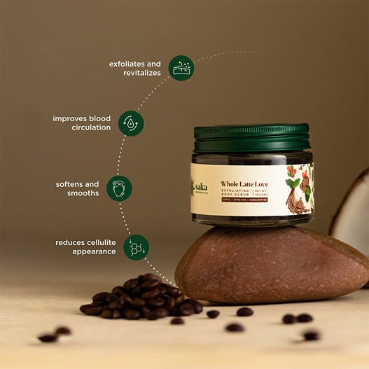 Whole Latte Love | Handmade Exfoliating Coffee Body Scrub (150gms) | Verified Sustainable by Brown Living™