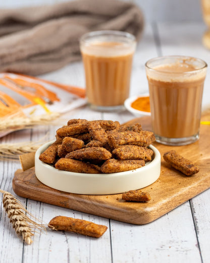 Whole Wheat Fingers Peri Peri | Spicy & Healthy Crunchy Snack – Healthy Snacks on Brown Living™. SKU: NN_07. Img 4.