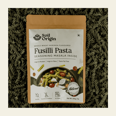 Whole Wheat Moringa Pasta | High Protein & Fiber | 200g – Snack Foods on Brown Living™. SKU: SOBSMP00G200. Img 9.