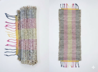 Wild Banana Fiber Mat – Handwoven Sustainable Home Décor Mat – Mats & Rugs on Brown Living™. SKU: APPCL-110. Img 2.