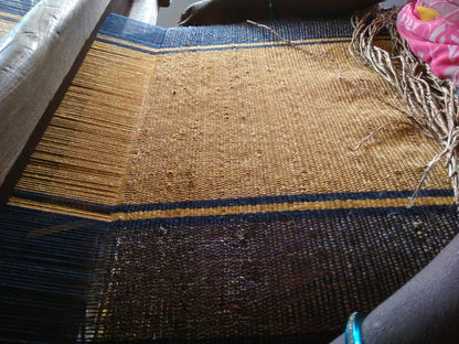 Wild Banana Fiber Mat – Handwoven Sustainable Home Décor Mat – Mats & Rugs on Brown Living™. SKU: APPCL-110. Img 5.