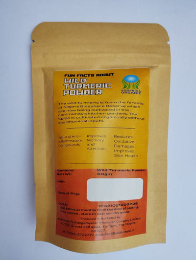Wild Turmeric Powder – Natural Skin Brightener | Pure Herbal Powder – Seasonings & Spices on Brown Living™. SKU: APPCL-084. Img 2.