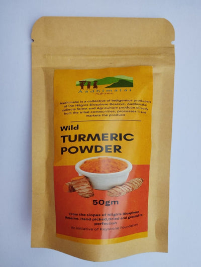 Wild Turmeric Powder – Natural Skin Brightener | Pure Herbal Powder – Seasonings & Spices on Brown Living™. SKU: APPCL-084. Img 1.