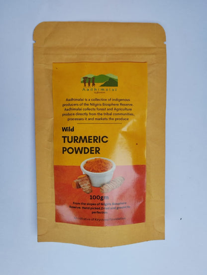 Wild Turmeric Powder – Natural Skin Brightener | Pure Herbal Powder – Seasonings & Spices on Brown Living™. SKU: APPCL-085. Img 3.