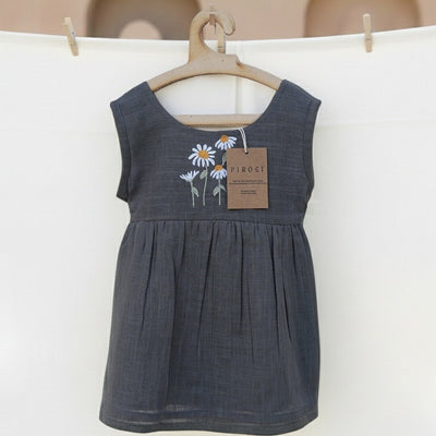 Wildflower Dress for Girls | Floral Dress for Kids – Kids Frocks & Dresses on Brown Living™. SKU: SS-02-0001_6-12M. Img 6.